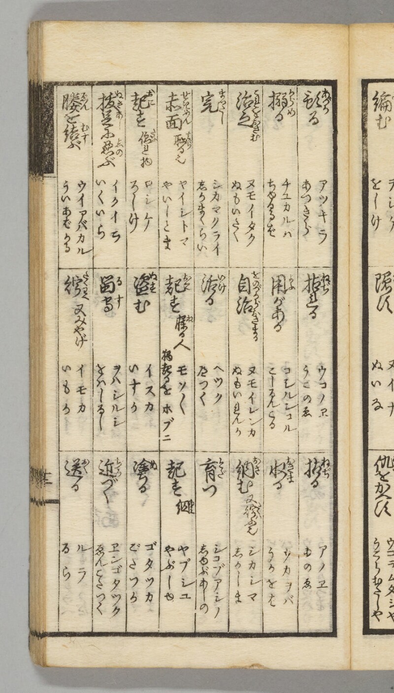 蝦夷語箋（国立国語研究所） - ページ 39