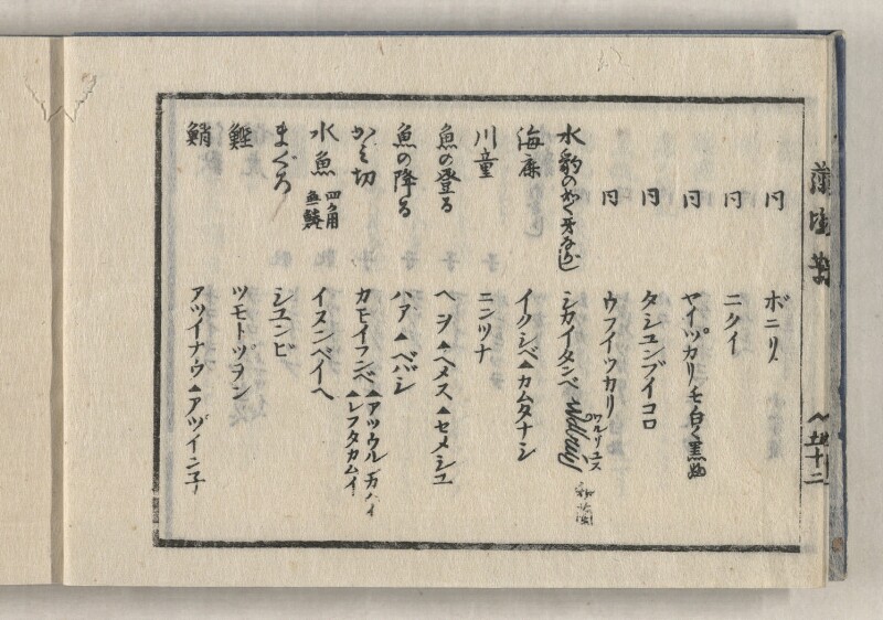 蝦夷方言藻汐草　坤巻 - ページ 6